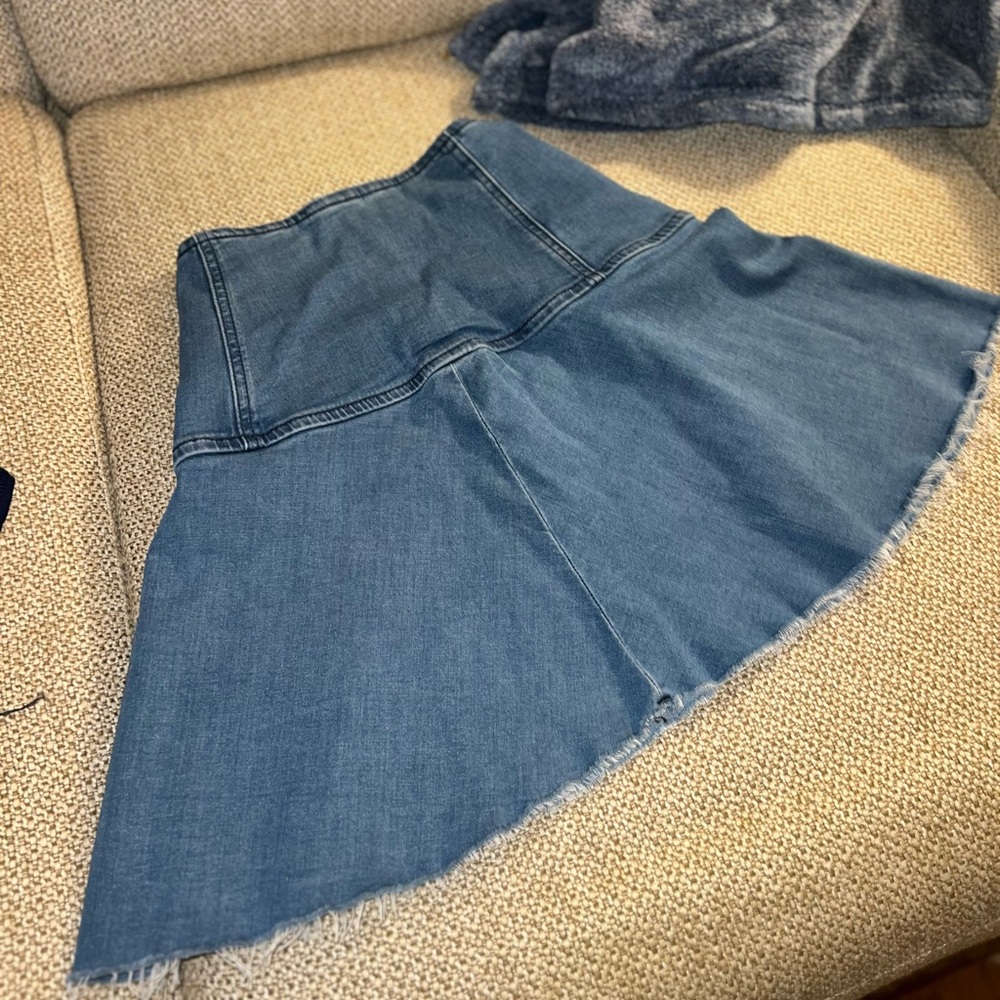 Free People Denim Skirt